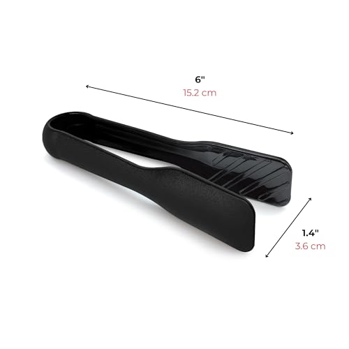 Starfrit Nylon Raclette Tongs, Non-Stick Safe, Heat Resistant, Black | Secure grip. Flip and serve with ease. Won't scratch non-stick. Perfect for raclette. Dishwasher safe.