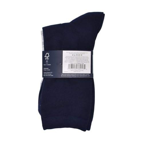 GAP Women's Original Solid Core Crew, 6-Pack Adult Socks, Soft & Stretchy, Comfortable, Oatmeal Heather (6-pack), One Size