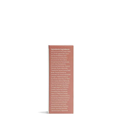 ATTITUDE Oceanly Sheer Lip Gloss Stick, Made in Canada, EWG Verified, Titanium Dioxide-Free, Vegan Makeup & Beauty, Plastic-Free, Ginger, 3.4 grams