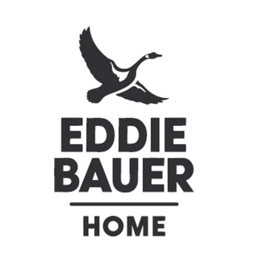 Eddie Bauer - King Comforter Set, Reversible Cotton Bedding with Matching Shams, Pre-Washed for Added Softness (Kingston Charcoal, King)