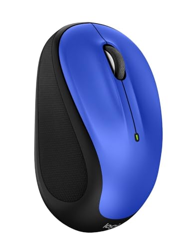 Logitech M325s Compact Ambidextrous 2.4 GHz Wireless Mouse - Blue | Ambidextrous with 2.4 GHz USB-A Nano Receiver, 1000 dpi optical tracking, 18-months battery life, PC, Mac, laptop compatible