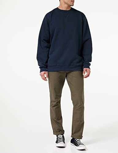 Carhartt Men's Midweight Crewneck Sweatshirt, New Navy, Large
