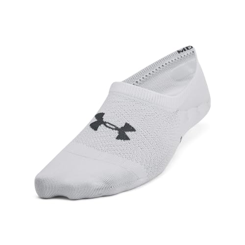 Under Armour Women's Breathe Lite Liner Socks 6 Pack, (014) Halo Gray/Halo Gray/Castlerock, Medium