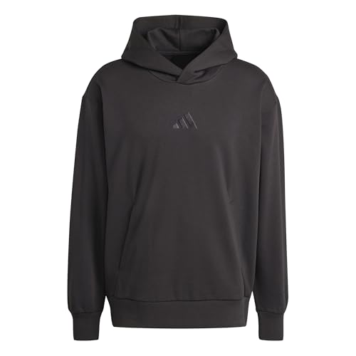 Adidas Men's All SZN Fleece Hoodie, Black, X-Large