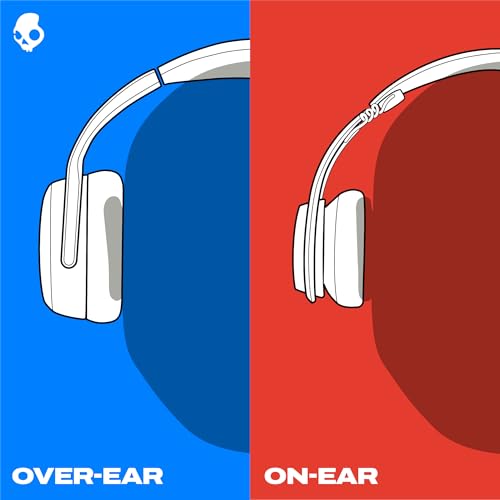 Skullcandy Grom Wireless Over-Ear Volume-Limiting Audio Headphones - Black | Designed for Kids 6+, 45 Hours Battery, Backup 3.5mm AUX Cable Included with Built-In Microphone, Comfortable Fit for Travel