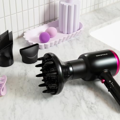 Wavytalk Hair Dryer with Diffuser, Blown Away Ionic Blow Dryer