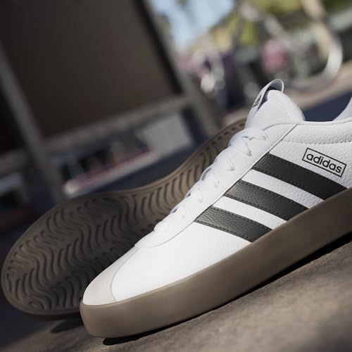 Adidas Men's VL Court 3.0, White/Core Black/Grey One, 9