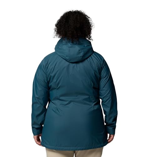 Columbia Womens Switchback II Lined Long Jacket, Everblue, Medium