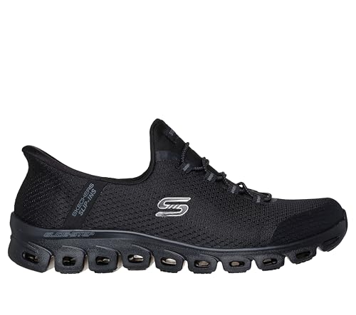 Skechers Women's Glide-Step-Pursuit Hands Free Slip-ins Sneaker, BBK,