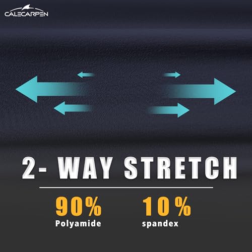 CALECARPEN Work Shorts for Men Construction Mens Workwear Utility Cargo Stretch Water Repellent Tactical Loose Fit Short