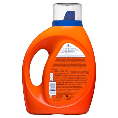 Tide Liquid Laundry Detergent, Iris Bouquet Scent, HE Compatible, Cold Water Clean Liquid Detergent, 1.86 Litres, 48 Loads