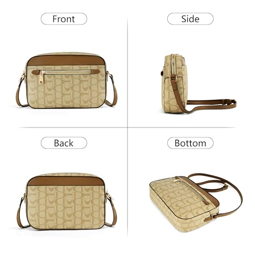GOINSOUND Camera Purses Crossbody Shoulder Purse Designer Shoulder Handbags | 1 Front Zipper Pocket,2 Interior Slip Pockets,Multiple Pockets,Adjustable Shoulder Strap