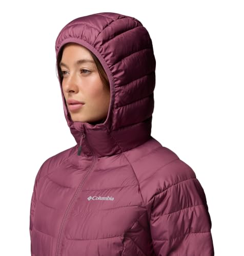 Columbia Women's Powder Lite II Hooded Jacket, Antique Mauve, XX-Large