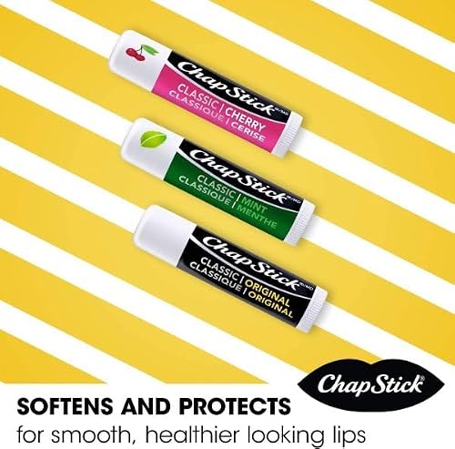 ChapStick Cherry Lip Balm, Pack of 12