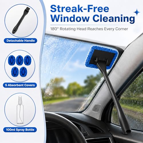 QSLKING 30PCS Car Detailing Brush Set, Car Cleaning Wash Brushes Kit Tool