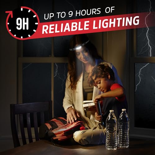 Energizer Universal+ LED Headlamp, Lightweight Bright Headlamp for Outdoors, Camping and Emergency Light for Adults and Kids, Includes Batteries, Pack of 2
