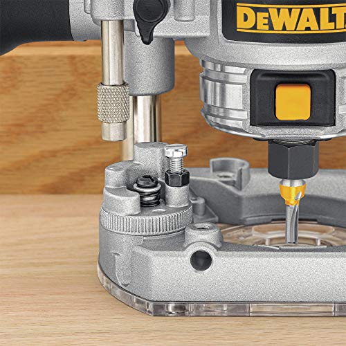 DEWALT Router Fixed/Plunge Base Kit, Variable Speed, 1.25-HP Max Torque (DWP611PK)