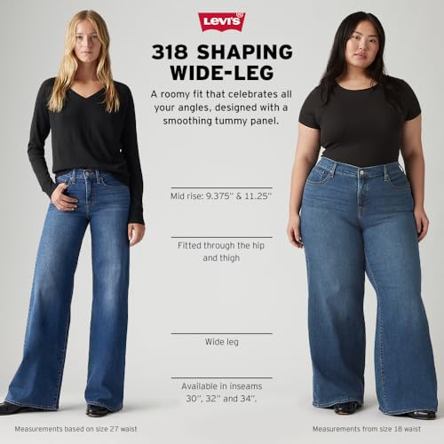 Levi's Women's 318 Shaping Wide-Leg Jeans