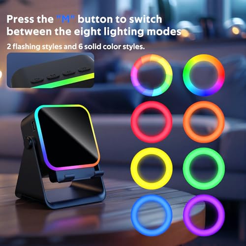 Wireless Induction Audio Speaker Stand, Birthday Gifts for Men Dad Him Boy