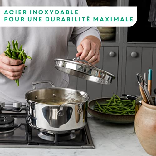 Jamie Oliver by Tefal Cooks Direct Nonstick Frying Pans Nonstick, 3-Pc Set