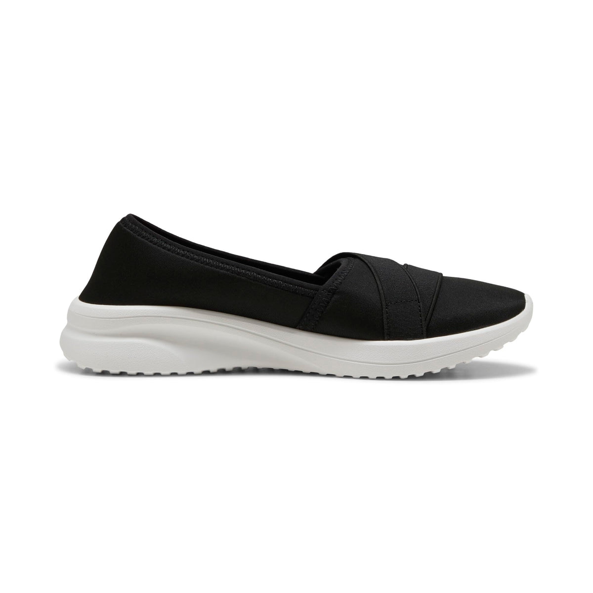 Puma Women's Adelina 2 Sneaker Ballet Flat, Black/White, 9