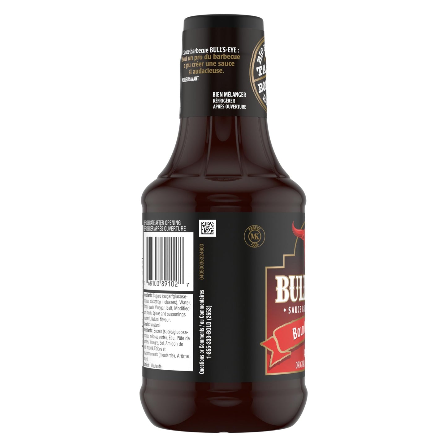 Bull's-Eye Bold Original BBQ Sauce, 425mL