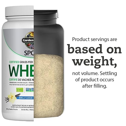 Garden of Life Sport Certified Grass Fed Whey, Vanilla, 640g