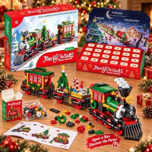 Christmas Advent Calendar 2026 Building Blocks Set (Colorful)