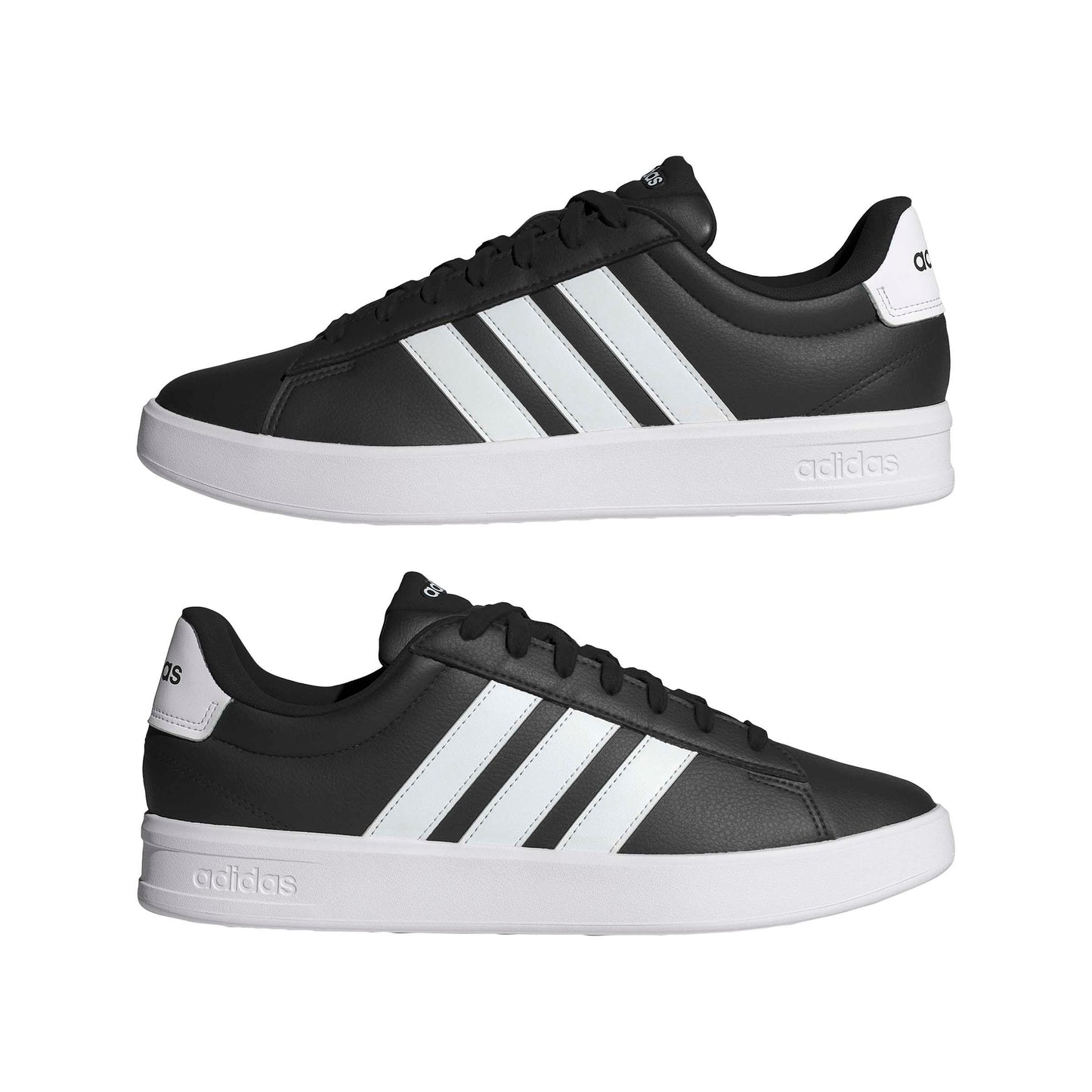 adidas Men's Grand Court 3.0, Black/White/White, 10