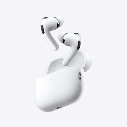 Apple AirPods Pro 3 Wireless Earbuds, Active Noise Cancellation, Live Translation, Heart Rate Sensing, Bluetooth Headphones, Spatial Audio, High-Fidelity Sound, USB-C Charging