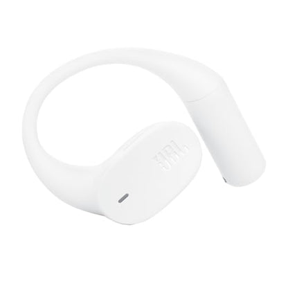 JBL Sense Lite - True Wireless Open-Ear Headphones, JBL OpenSound Technology, IP54 Water and dust Resistant, 4 mics for Crisp, Clear Calls, Up to 32 Hours of Battery Life, Plus Speed Charge - White