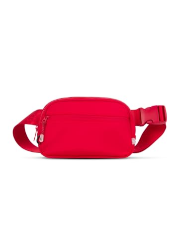 Lolë Jamie Belt Bag | Small Crossbody Bags for Women | Travel Essentials for Women | Fanny Packs for Women | Adjustable Strap, Poppy