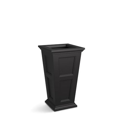 Mayne Inc. Fairfield 5829B Tall Planter, 28-Inch by 16-Inch by 16-Inch, Black