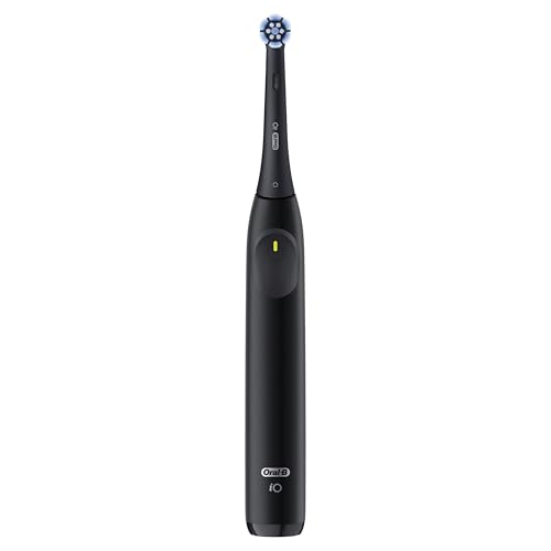 Oral-B iO2 Electric Toothbrush, for an Easy Switch to Electric, Night Black, Rechargeable Electric Toothbrushes, iO Series 2 Limited with 1 Power Toothbrush, 1 Brush Head, and 1 Travel Case