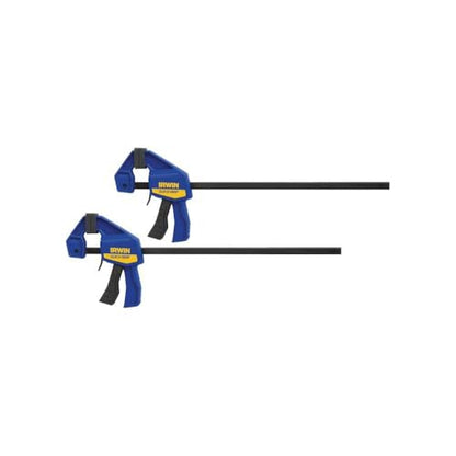 IRWINQUICK-GRIPOne-Handed Mini Bar Clamp 2 Pack, 12", 1964745