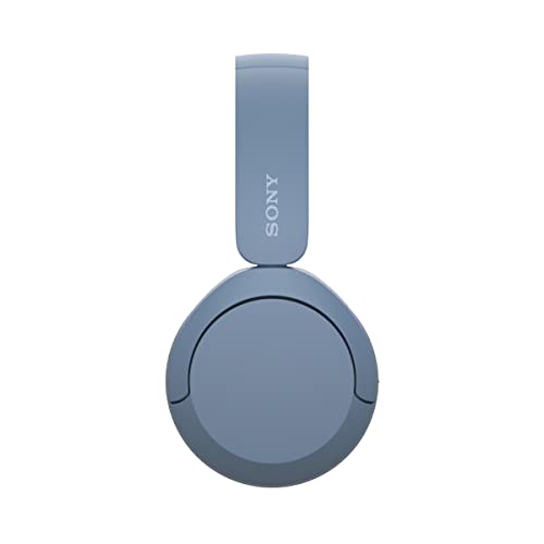 Sony WH-CH520 Wireless Headphones Bluetooth On-Ear Headset with Microphones, Blue