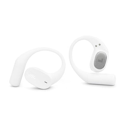 JBL Sense Lite - True Wireless Open-Ear Headphones, JBL OpenSound Technology, IP54 Water and dust Resistant, 4 mics for Crisp, Clear Calls, Up to 32 Hours of Battery Life, Plus Speed Charge - White