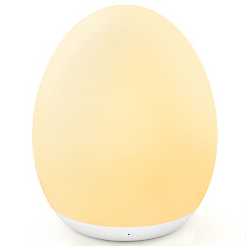 Night Lights for Kids, MediAcous Baby Night Light with 7 Colors Changing & Dimming Function, Rechargeable Kids Night Light with 1 Hour Timer & Touch Control, Up to 100H