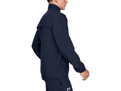 Under Armour Men's Hockey Warm Up Jacket , Midnight Navy (410)/White, Medium