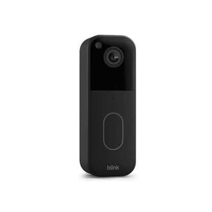 Blink Video Doorbell – Head-to-toe HD view, two-year battery life, and simple setup. Required Sync Module not included – Add-On (Black)