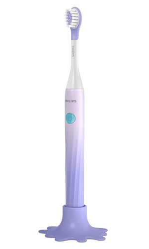 Philips One for Kids by Sonicare Battery Toothbrush, 1 Brush Head, Purple