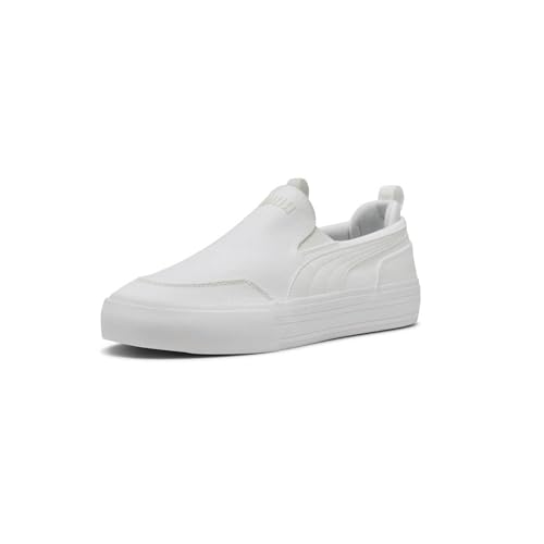 Puma Men's Court Classic Vulc Slip On Shoes, White, 11.5, White, 10