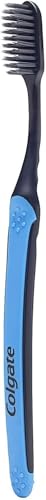 Colgate Slimsoft Charcoal Floss -Tip Toothbrush, Soft, 4 Count