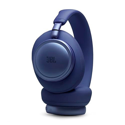 JBL Live 780NC - Wireless Over-Ear Noise Cancelling Headphones, Adaptive Noise Cancelling, Bluetooth, Foldable, 40mm Dynamic Driver - Blue