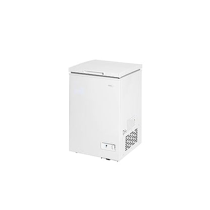 Danby DCF035A6WM 3.5 cu. ft. Chest Freezer with Garage Ready Performance, Manual Defrost, Durable Freestanding Compact Deep Freezer with 1-Year Warranty, White