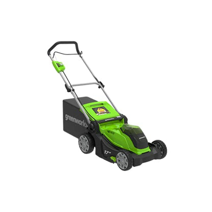 Greenworks 40V 17-Inch Lawn Mower + 12-Inch String Trimmer, 4.0 AH Battery and Charger Included 1314902HD