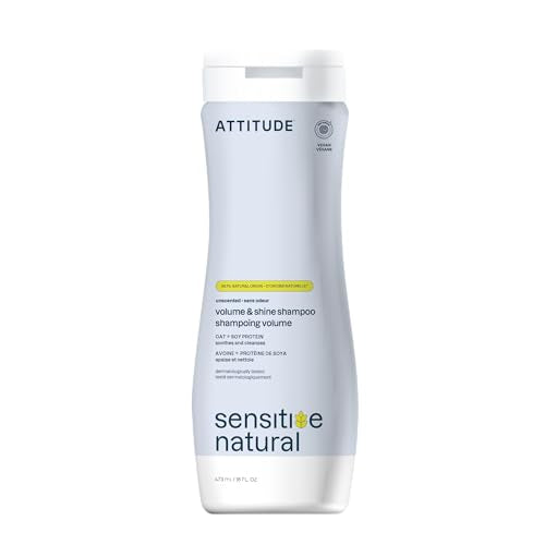 ATTITUDE Volumizing Shampoo for Sensitive Scalp, Unscented, 473 mL