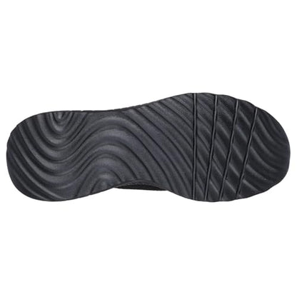 Skechers Women's Hands Free Slip-ins Bobs Squad Chaos-Current Muse Sneaker, Black/Black, 9