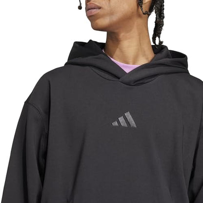 Adidas Men's All SZN Fleece Hoodie, Black, Large