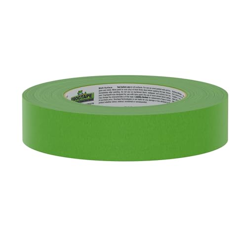 FrogTape 1358463 Multi-Surface Painting Tape, Green, 0.94-Inch x 60-Yard Roll